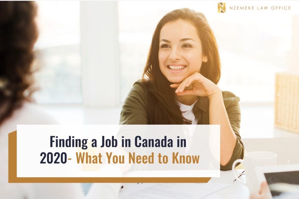 Finding a Job in Canada in 2020- What You Need to Know